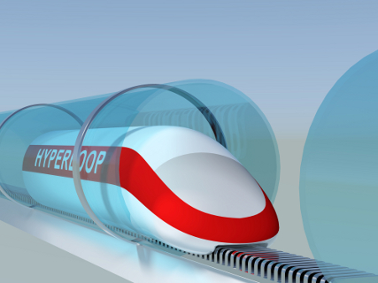 Model graphic of hyperloop